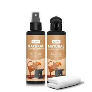 100ml Natural Leather Spray Cleaner And Leather Conditioner Liquid Hand Bag Care Solution Cleaning Fluid Kit With Towel