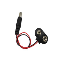 Câble adaptateur d'alimentation Dc 55*21 à 9V Battery Snap Clip
