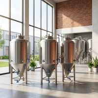 Fermenteur Conique de Bière 500L Clé en Main avec Enveloppe Chauffante pour Brasserie Artisanale Moyenne