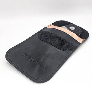 Étui de protection RFID <span class=keywords><strong>pour</strong></span> porte-clés personnalisé, bloquant le signal des clés de voiture, compatible WIFI/<span class=keywords><strong>GSM</strong></span>/LTE/NFC/RF, sac Faraday - Product Image 2