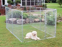 2025 nouveaux grands chenils pour chiens en plein air chenil pour chien usine directe personnalisée 2x2x1.8m grands chenils pour chiens en plein air avec couverture étanche