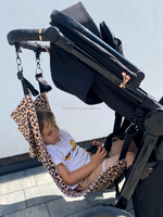 Hamac de poussette pour bébé léopard, accessoire pour poussette, hamac de sommeil pour 2ème enfant, hamac de voyage pour tout-petit, hamac de poussette pour bébé