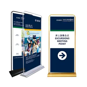 Outdoor Popular Gate Type Frame Wholesale Door Shape frame Water injection base Banner Stand for Advertising Exhibition posters