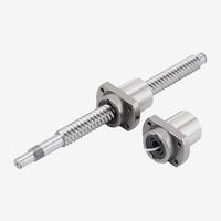 Vis à billes en acier de 2000 mm de long, pas de filetage SFE2020, diamètre 20 mm, pas 20 mm, kit de vis à billes avec écrou de vis à billes C7 pour machine CNC