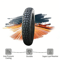 Pneu moto tubeless en caoutchouc neuf de haute qualité 2.50/2.75/3.00/3.25-17-18, plusieurs motifs, toutes saisons, universel