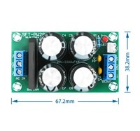 Carte d'amplificateur de puissance à double filtre PW28, redresseur à courant élevé 25A, pont plat non régulé, carte d'alimentation DIY
