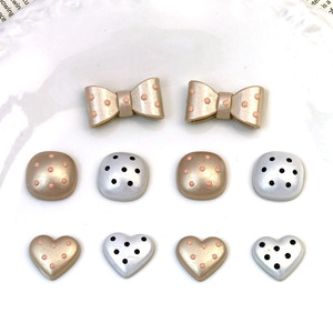 Diy Jewelry Accessories Heart Shaped Bowknot Plastic Resin Handmade For Hair <b>Clips</b> Valentine'S Day - Product Image 1
