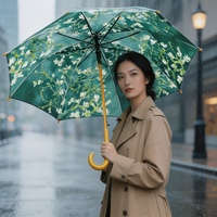 Parapluie UV personnalisé avec logo, de bonne qualité, pas cher, coupe-vent, pliable, mini, automatique, avec pochette