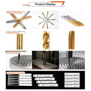 ชุดเครื่องมือเกลียวไฮโกล อิโซเมตริก เอชเอสเอส โคบอลต์ 5% เคลือบด้วยดีบุก สำหรับเกลียวเครื่องจักร M35 ฟลูต/ปลายแหลม/เกลียวตรง - Product Image 2