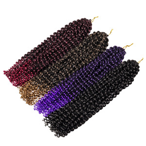 <span class=keywords><strong>Passion</strong></span> <span class=keywords><strong>twist</strong></span> cheveux mode africaine synthétique crépus ombre <span class=keywords><strong>crochet</strong></span> tressage extension de cheveux <span class=keywords><strong>passion</strong></span> <span class=keywords><strong>twist</strong></span> <span class=keywords><strong>crochet</strong></span> cheveux vague d'eau - Product Image 2