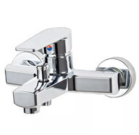 Mélangeur de robinet de douche chromé de style hôtel de chine