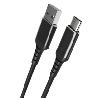 Tresse en nylon d'origine OEM USB Type C pour taper un câble 1M 2M USB C vers un téléphone 3A Cordon de données de charge