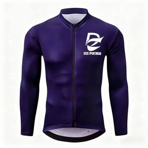 Maillot de cyclisme Zede personnalisé, durable, confortable, respirant, coupe-vent, unisexe, imprimé, à séchage rapide, manches longues, pour événements cyclistes - Product Image 1
