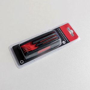 ชุดประแจหกเหลี่ยมพับได้แบบพกพา เมตริก 1.5-8 มม. เหล็ก 45 เกรด เครื่องมือ DIY พร้อมด้ามจับสองสี - Product Image 3