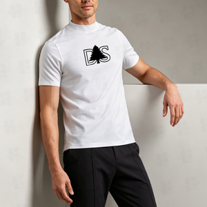 Camiseta Deportiva Personalizada con Estampado a Base de Agua, 200 g/m², Corte Regular, para Hombre, Estilo Clásico, Absorbe la Humedad, Cuello Redondo - Product Image 4