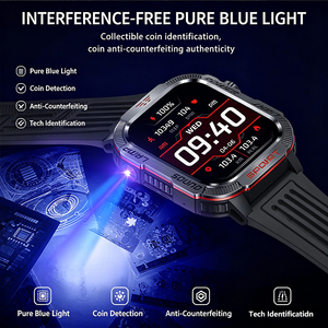 Reloj Inteligente Deportivo DSM11 Negro HT29 con Brújula, Altímetro, Más de 100 Modos Deportivos, Linterna Potente, Resistente al Agua 3ATM, Batería de 600 mAh - Product Image 6