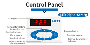 Bain-marie vertical Veidt pour températures élevées et basses (-20~100°C) 220V – Appareil de laboratoire à thermostat pour refroidissement à basse température - Product Image 6