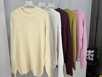 Pull-over en tricot personnalisé en coton alpaga et viscose, style raccoon, à manches longues, col roulé, doux et moelleux, pour femme - Vente chaude