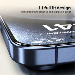 Protector de Pantalla para Móvil ESD Antiestático King Kong <span class=keywords><strong>Gorilla</strong></span>, Dureza 9H, Ultrafino, Cobertura Total, Borde Curvo Grande, Corte de Diamante, Templado - Product Image 4