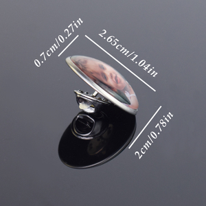 Broche Croix Arbre de Vie Style Vitrail - Épingle de Revers Simple en Métal avec Dôme en Verre de 25mm, Bijou Tendance pour Cadeau et Tenue Quotidienne - Product Image 5