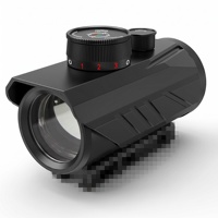 Lunette de visée Bowei 1X30mm rouge, verte et bleue avec réticule à points 3M et lentille optique à transmission lumineuse élevée
