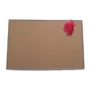 4mm High Level Fashionable Style Pink Mirror For Sliding Wardrobe Doors