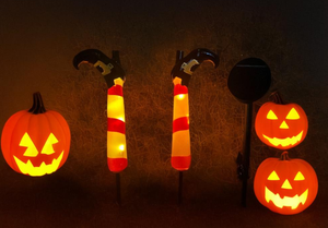 Pin Halloween Phù Thủy chân năng lượng mặt trời ánh sáng Cổ Phần ngoài trời trang trí sân vườn đèn năng lượng mặt trời ngoài trời không thấm nước - Product Image 5