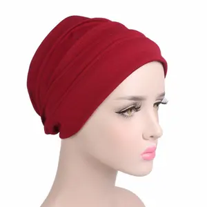 2023 חדש סגנון נשים כותנה חם כובעי רך רפוי שינה כובעי ראש ללבוש טורבן כובע סרטן לנשירת שיער