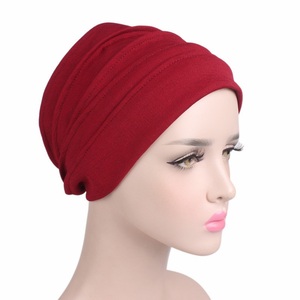 Chapeaux chauds en coton pour femmes, nouveau Style 2023, bonnets de sommeil doux et amples, Turban de <span class=keywords><strong>Cancer</strong></span> pour la perte de <span class=keywords><strong>cheveux</strong></span> - Product Image 1