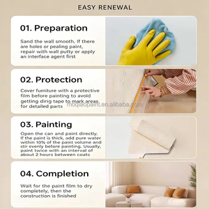 <span class=keywords><strong>Peinture</strong></span> murale intérieure effet coquille d'œuf de qualité supérieure, <span class=keywords><strong>peinture</strong></span> liquide acrylique mercerisée pour décoration de luxe - Product Image 4