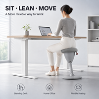 Tabouret oscillant réglable, chaise d'assise active auto-équilibrée pour bureau debout, fabricant OEM