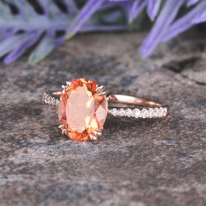 Anillo de Plata de Ley 925 con Piedra Preciosa, Cristal de Piedra Solar de Oregón, Anillos de Compromiso para Hombre, Compra Directa de Fábrica - Product Image 5