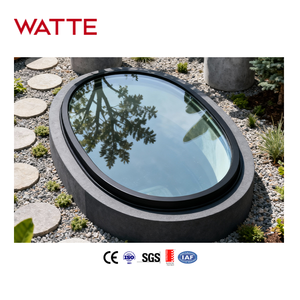 Cố định Vòm Tròn để lắp đặt mặt đất với kính cường lực và khung chống thấm - Product Image 2