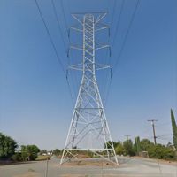 Torre de Transmisión Prefabricada de Acero Angular Galvanizado en Caliente de 4 Patas con Sistema de Brazos Transversales de Múltiples Niveles y 40m de Altura
