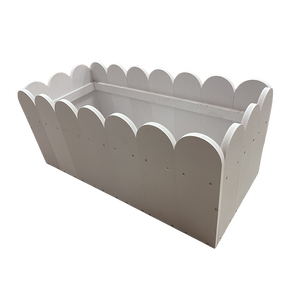 Lit de jardin <span class=keywords><strong>surélevé</strong></span> Boîtes de jardinière en PVC Enduit de vinyle Durable <span class=keywords><strong>pour</strong></span> légumes d'extérieur Fruits Pomme de terre Fleurs Patio Balcon Serre - Product Image 6
