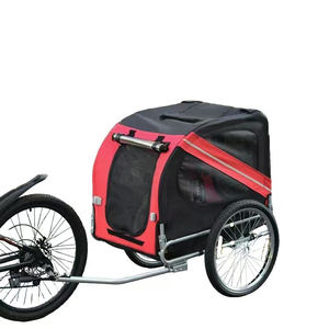 Housse de remorque pour chien de compagnie, amovible, pliable, avec suspension, charge utile 20 kg, 135x59x95 cm - Product Image 1