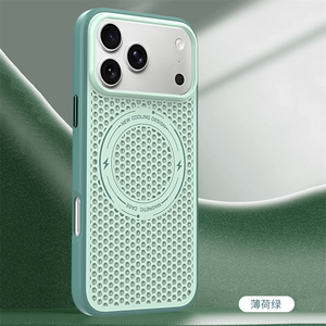 Nueva Funda Magnética Protectora de Alta Calidad para <span class=keywords><strong>Apple</strong></span> <span class=keywords><strong>iPhone</strong></span> 17 Pro Max/16/15, Diseño de Panal de Abeja, Disipación de Calor, Anti-Caídas - Product Image 2