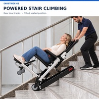 Fauteuil roulant électrique pour escalades avec frein électromagnétique, pliable, pour personnes âgées et handicapées