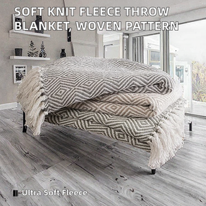 Manta de Viaje de Felpa Suave LEORATE a Precio de Fábrica, Textiles para el Hogar Acogedores, 100% Poliéster Estampado, para Uso en Todas las Estaciones, para Sofá - Product Image 2