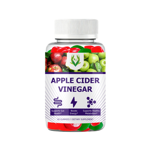 Apple Cider Vinegar Gummies Dietary <b>Supplement</b> with Realapples Supports Gut Health Boosts Energy Healthy Metabolism Gummies - Product Image 1