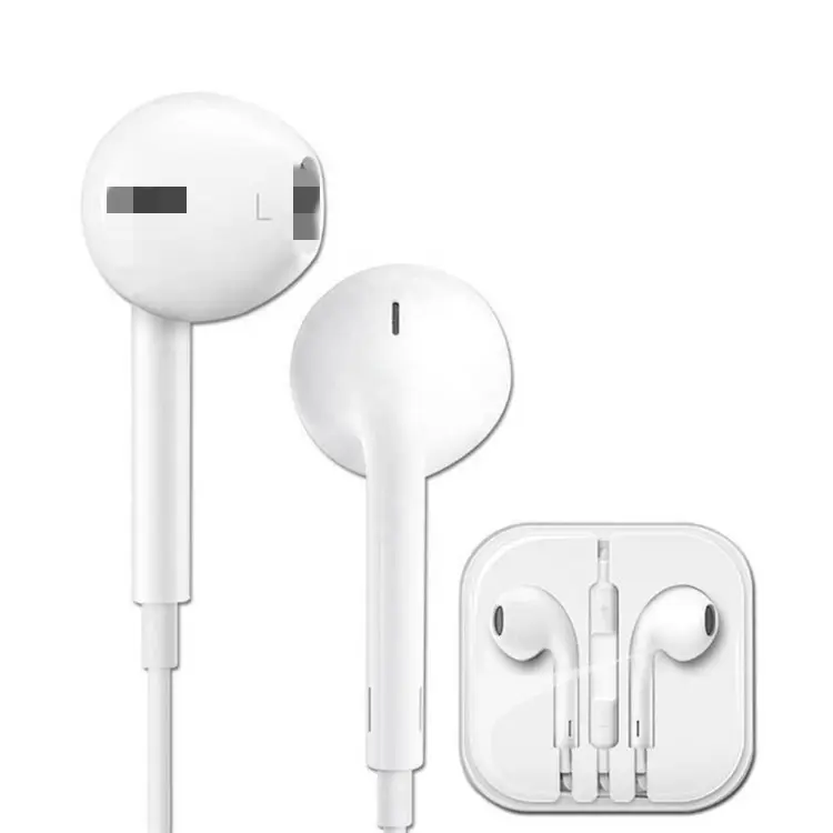 Amazon kulaklık kablolu 3.5mm kulak içi kulaklık kulaklık ses bas taşınabilir kablolu kulaklık kulakiçi iphone için apple için