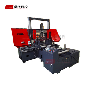 Scie à ruban fabriquée en Chine pour couper des barres d'acier d'armature tôles d'acier et hydraulique automatique en acier cylindrique - Product Image 1