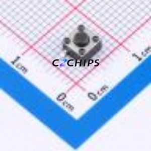 TS4535TP 250gf 009 Tactile Switch SMD-4P,4.5x4.5mm Switch Single Pole Single Throw Round Button 2.5N Vertical Mount - Product Image 1