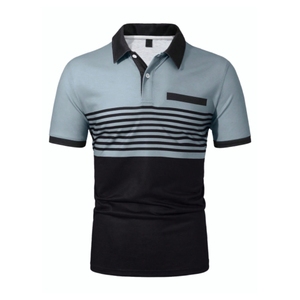 Personalizado Nuevo Diseño de Manga Corta Camisa de Golf Polo Fabricante Con Logo Algodón Deportes En Blanco Hombres Golf Camisetas - Product Image 1