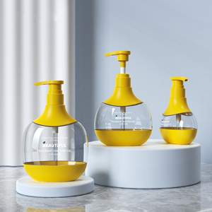 Bouteille de lotion pour le corps en PET exclusive ppwr, à paroi épaisse, pour shampoing et gel douche, rechargeable et personnalisable - Product Image 3