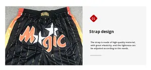 <span class=keywords><strong>Short</strong></span> de sport d'été respirant unisexe grande taille de haute qualité avec poches 100% polyester pour le basket-ball et la plage - Product Image 2