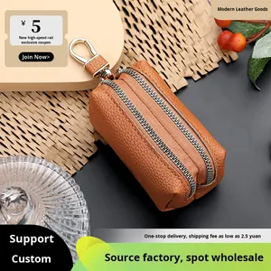 Nuevo Estuche para Llaves de PU para Hombre, de Gran Capacidad, Duradero y Ligero, con Doble Cierre, para Uso Doméstico, Venta al Por Mayor, 2023 - Product Image 2