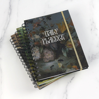 Diseño de estilo de pintura al óleo Diario espiritual Manifiesto diario y cuaderno Libro de diario de manifestación inspirador
