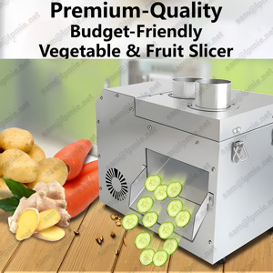 Macchina Affettatrice LPMIE per Patatine, Frutta, Verdura, Noci e Mais, per Uso in Panetteria, Taglia Mele, Patate Dolci, Manioca, Carote, Banane e Platani - Product Image 2