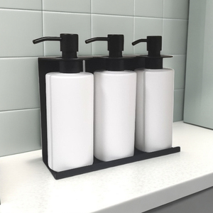 <span class=keywords><strong>Distributeur</strong></span> de <span class=keywords><strong>savon</strong></span> à 3 chambres en acier inoxydable à montage <span class=keywords><strong>mural</strong></span> <span class=keywords><strong>design</strong></span> visible - Product Image 2